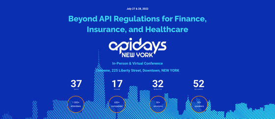 Beyond API Regulation, Finance, Insurance and Healthcare at apidays New York.