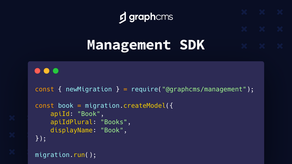 GraphCMS Management SDK